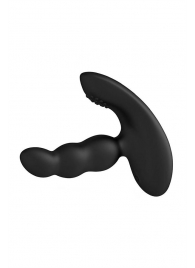 Черный силиконовый стимулятор простаты Levett Nitoc с пультом ДУ - Levett - в Подольске купить с доставкой