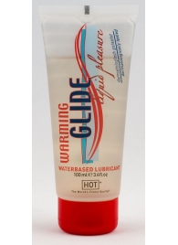 Согревающая интимная смазка на водной основе Warming Glide - 100 мл. - HOT - купить с доставкой в Подольске