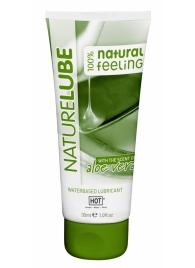 Смазка на водной основе с алоэ вера Nature Lube - 30 мл. - HOT - купить с доставкой в Подольске