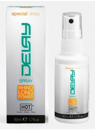 Спрей-пролонгатор для мужчин Delay - 50 мл. - HOT - купить с доставкой в Подольске