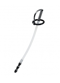 Силиконовый уретральный плаг со сменными фиксирующими кольцами Metal - ToyFa - купить с доставкой в Подольске