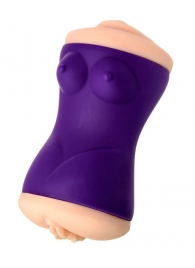 Двухсторонний мастурбатор JOS YARA в фиолетовой колбе - JOS - в Подольске купить с доставкой