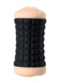 Двухсторонний мастурбатор JOS JANICE в черном цилиндре - JOS - в Подольске купить с доставкой