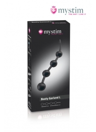 Большая анальная цепочка для электростимуляции Booty Garland L - 40 см. - MyStim - купить с доставкой в Подольске