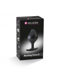 Анальная пробка Rocking Force S для электростимуляции - 9,5 см. - MyStim - купить с доставкой в Подольске
