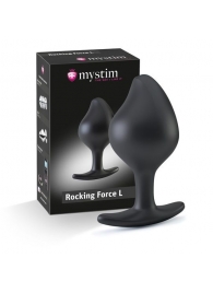 Анальная пробка Rocking Force L для электростимуляции - 10,5 см. - MyStim - купить с доставкой в Подольске