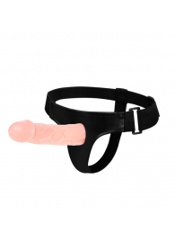 Телесный фаллоимитатор на трусиках Jessica Strap-On - 15,5 см. - Baile - купить с доставкой в Подольске