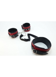 Кожаный БДСМ-набор - БДСМ Арсенал - купить с доставкой в Подольске