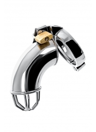 Серебристый мужской пояс верности TOYFA Metal - ToyFa - купить с доставкой в Подольске