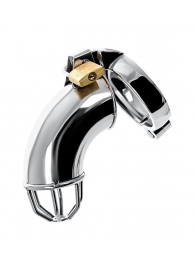 Серебристый мужской пояс верности TOYFA Metal - ToyFa - купить с доставкой в Подольске