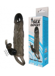 Насадка на член с вибрацией Sex Expert Your New Form - Sex Expert - в Подольске купить с доставкой