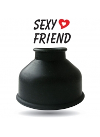 Чёрная уплотнительная насадка для помпы - размер S - 1137 - в Подольске купить с доставкой