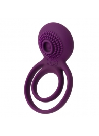 Фиолетовое эрекционное виброкольцо Tammy с подхватом мошонки - Svakom - в Подольске купить с доставкой