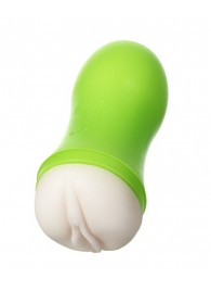 Мастурбатор-вагина A-Toys в зеленой колбе - A-toys - в Подольске купить с доставкой