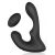 Черный силиконовый вибромассажер простаты с пультом ДУ - Sex Expert - в Подольске купить с доставкой