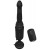 Черный вибромассажер с функцией поступательных движений Ass Thruster - Pipedream - купить с доставкой в Подольске