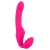 Розовый безремневой страпон с вибрацией - Orion - купить с доставкой в Подольске