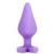 Фиолетовая анальная пробка Naughty Candy Heart Do Me Now - 8,9 см. - Blush Novelties - купить с доставкой в Подольске