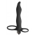 Черная вибронасадка для двойного проникновения Flirtini - 15,9 см. - Lola Games - купить с доставкой в Подольске