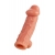 Телесная насадка на фаллос с фиксацией мошонки EXTREME SLEEVE - 15,6 см. - KOKOS - в Подольске купить с доставкой