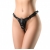 Черные трусики для страпона Sophie - БДСМ Арсенал - купить с доставкой в Подольске