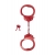 Красные стальные наручники - Le Frivole - купить с доставкой в Подольске