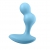 Голубой анальный вибростимулятор Deep Driver - 11,2 см. - Satisfyer - в Подольске купить с доставкой