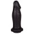 Чёрный анальный фаллоимитатор с ограничительным основанием - 14 см. - LOVETOY (А-Полимер)