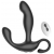 Черный вибромассажер простаты с эффектом фингеринга и пультом ДУ - Secwell - в Подольске купить с доставкой