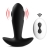 Черный массажер простаты с вибрацией, эффектом маятника и пультом ДУ - Secwell - в Подольске купить с доставкой