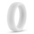 Белое люминесцентное эрекционное кольцо Silicone Glo Cock Ring - Blush Novelties - в Подольске купить с доставкой