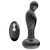 Черный массажер простаты с вибрацей и возвратно-поступательными движениями - Boys of Toys - в Подольске купить с доставкой