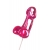 Розовый леденец в форме члена со вкусом айриш крим - 80 гр. - Sosuчki - купить с доставкой в Подольске