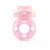 Розовое эрекционное виброкольцо в форме мишки - 1137 - в Подольске купить с доставкой