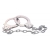 Наручники из металла с длинной цепочкой CHROME HANDCUFFS METAL HANDCUFFS W. KEY - NMC - купить с доставкой в Подольске