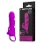 Лиловая вибронасадка на пенис с подхватом мошонки - Baile - в Подольске купить с доставкой