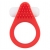 Красное эрекционное кольцо LIT-UP SILICONE STIMU RING 1 RED - Dream Toys - в Подольске купить с доставкой