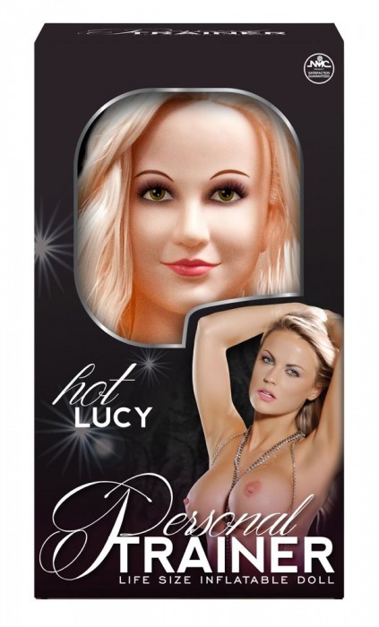 Надувная кукла с вибрацией и 2 любовными отверстиями Hot Lucy Lifesize Love Doll - NMC - в Подольске купить с доставкой