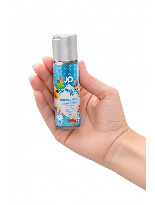 Смазка на водной основе Candy Shop Bubblegum с ароматом жвачки - 60 мл. - System JO - купить с доставкой в Подольске