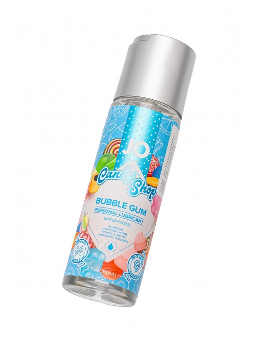Смазка на водной основе Candy Shop Bubblegum с ароматом жвачки - 60 мл. - System JO - купить с доставкой в Подольске