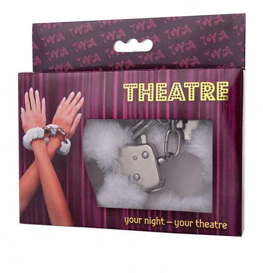 Наручники с белой меховой опушкой - ToyFa - купить с доставкой в Подольске