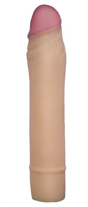 Телесная насадка-удлинитель из неоскин - 19,5 см. - LOVETOY (А-Полимер) - в Подольске купить с доставкой