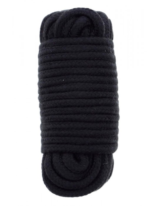 Черная веревка для связывания BONDX LOVE ROPE - 10 м. - Dream Toys - купить с доставкой в Подольске