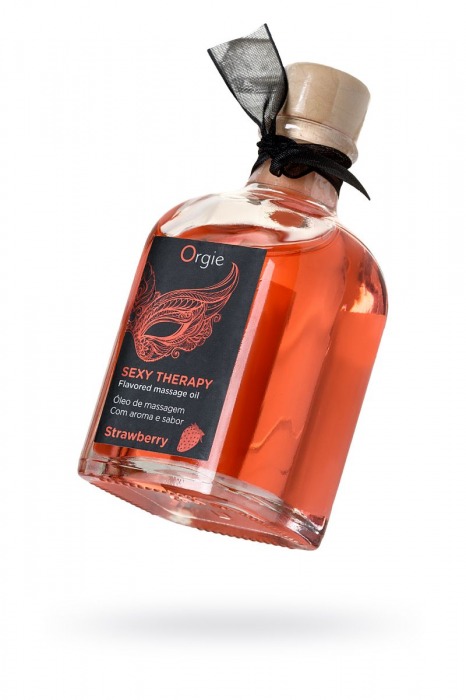 Массажное масло Orgie Lips Massage со вкусом клубники - 100 мл. - ORGIE - купить с доставкой в Подольске