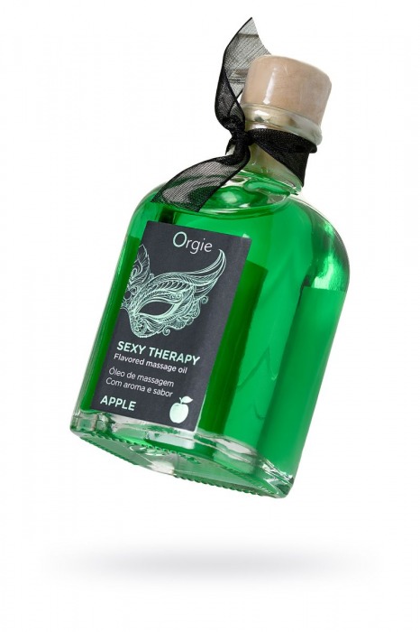 Массажное масло Orgie Lips Massage со вкусом яблока - 100 мл. - ORGIE - купить с доставкой в Подольске