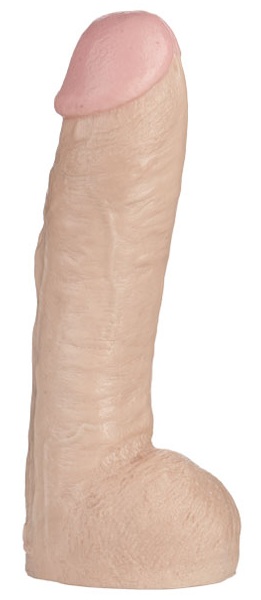 Огромная насадка-реалистик Vac-U-Lock Realistic Hung - 31,7 см. - Doc Johnson - купить с доставкой в Подольске
