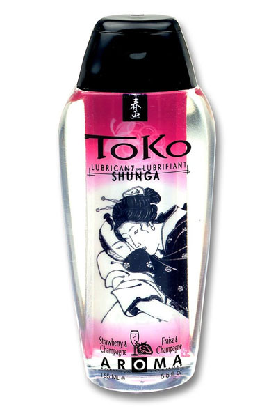 Лубрикант с ароматом клубники и шампанского - 165 мл. - Shunga - купить с доставкой в Подольске