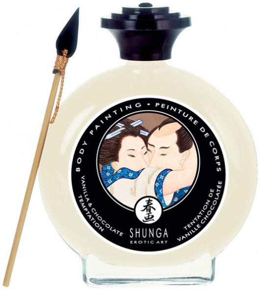 Декоративная крем-краска для тела с ароматом шоколада и ванили -  - Магазин феромонов в Подольске