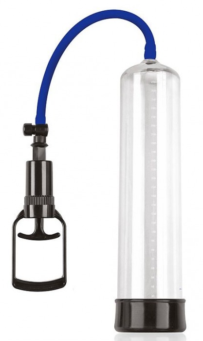 Прозрачная вакуумная помпа Sex Expert со шкалой - Sex Expert - в Подольске купить с доставкой