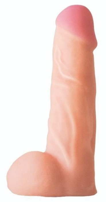 Телесная насадка на Harness с коннектором BLACK LINE - 17 см. - LOVETOY (А-Полимер) - купить с доставкой в Подольске